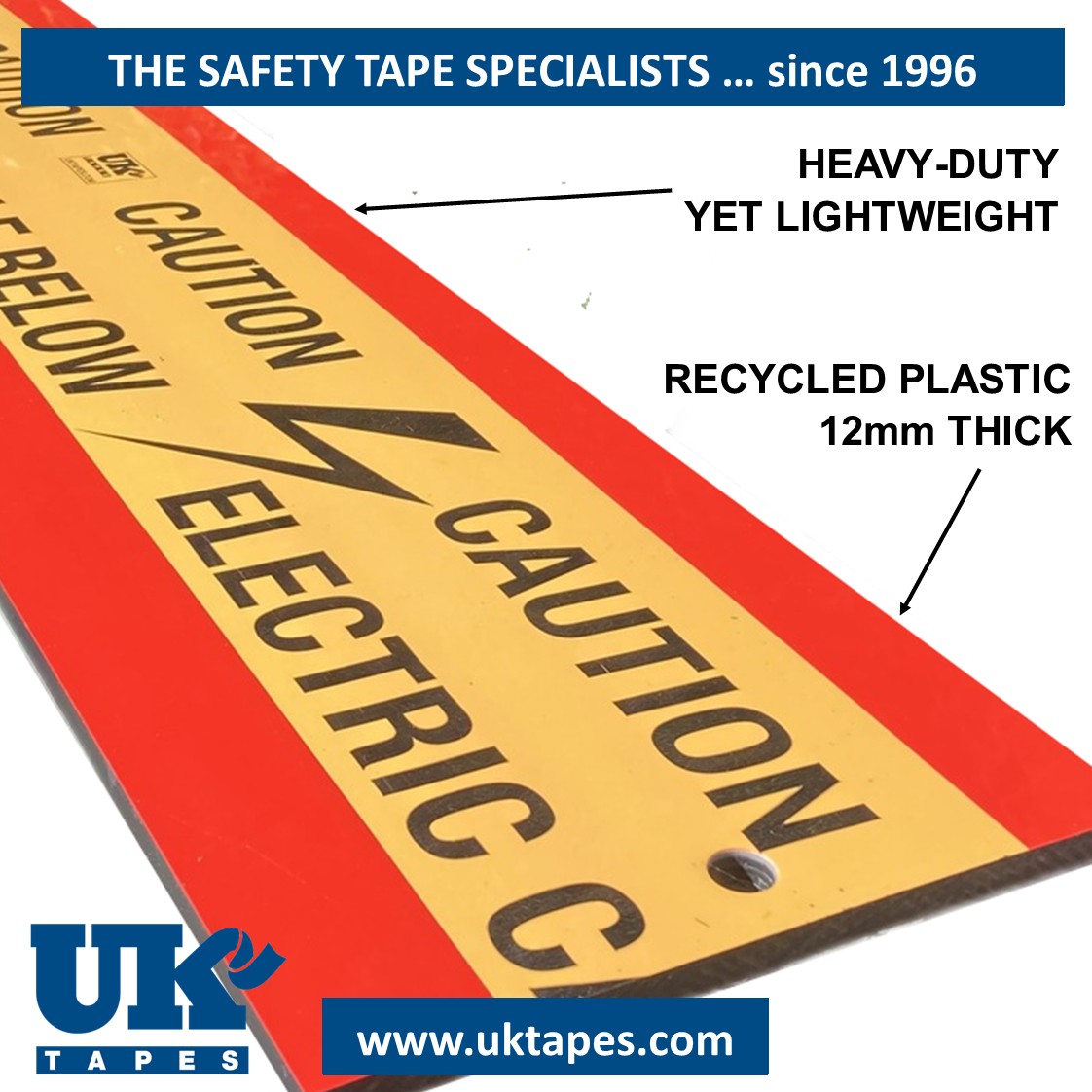 CABLETYLE&trade;: ELECTRIC cable covers (244mm)