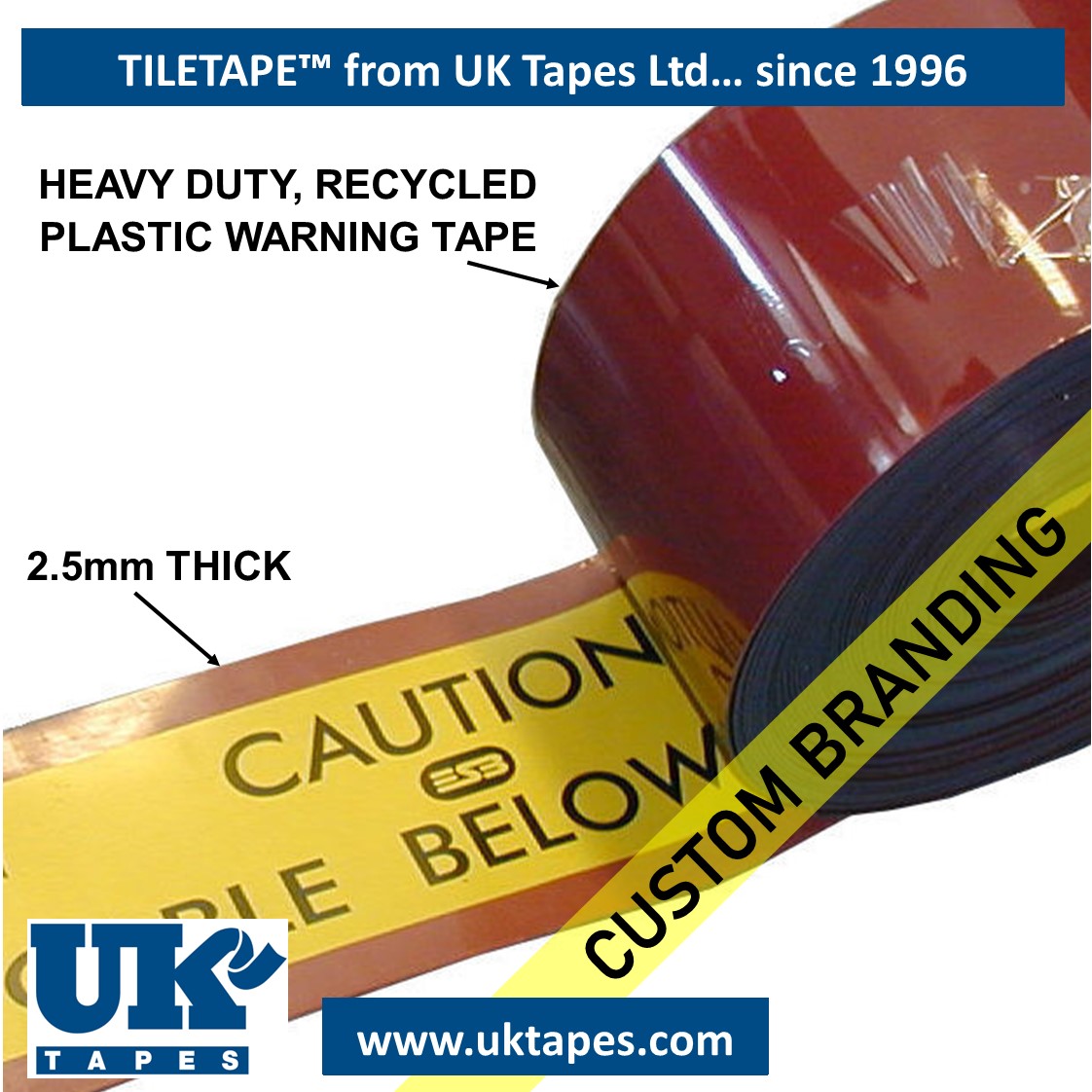 TILETAPE&trade;: Your branding/your wording