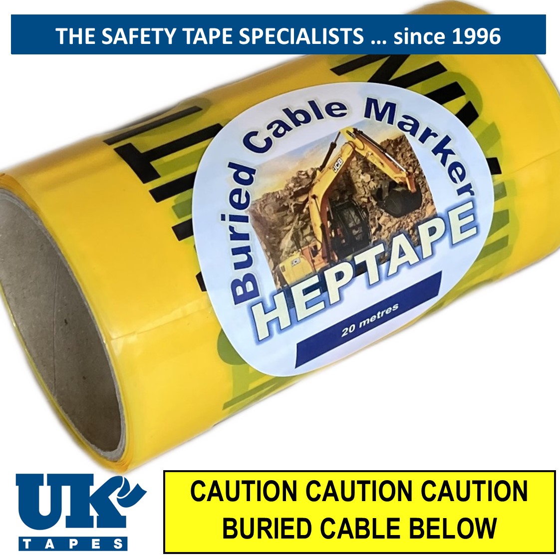 Handy 20M TRENCHTAPE&trade;: BURIED CABLE BELOW