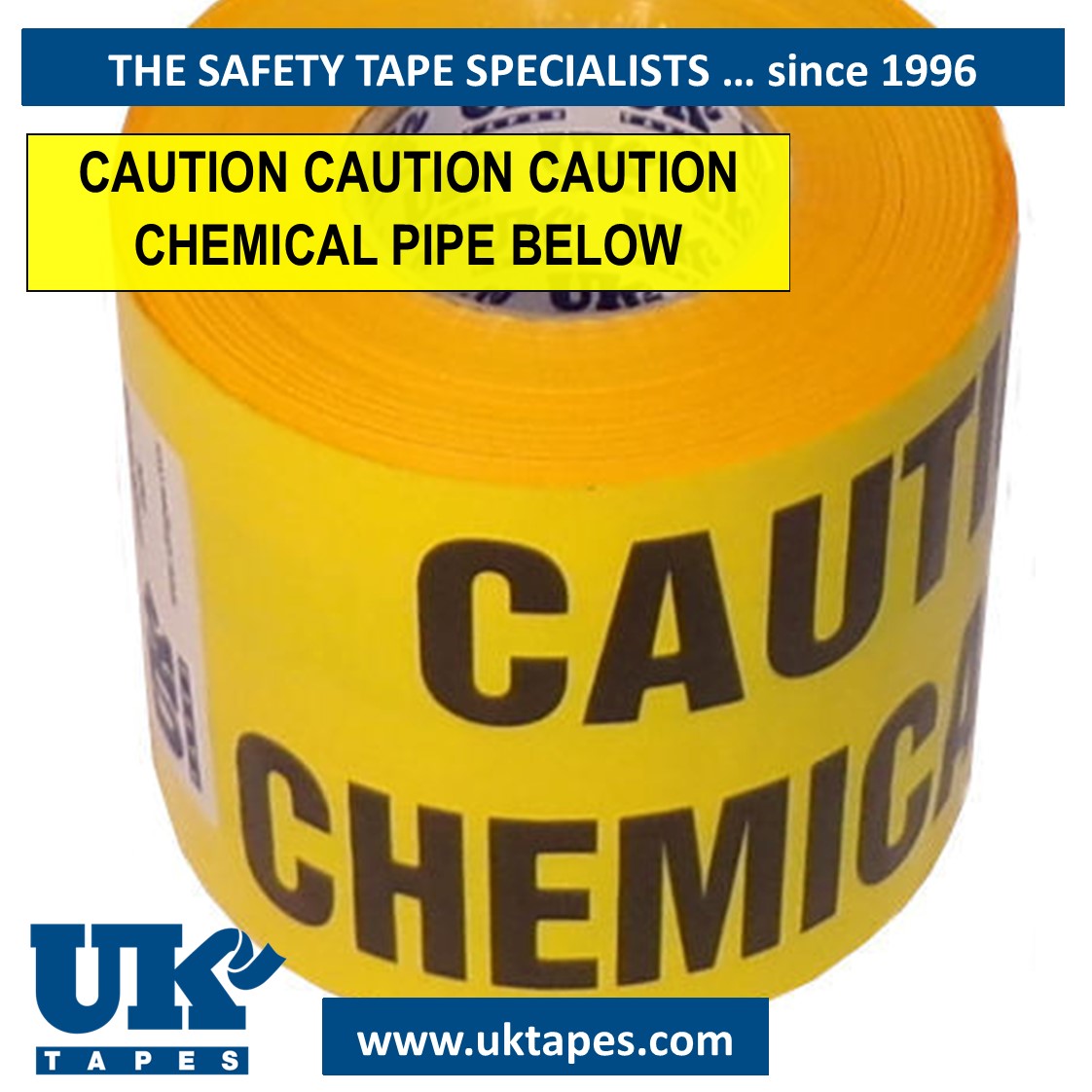 TRENCHTAPE&trade; warning tape: CHEMICAL PIPELINE