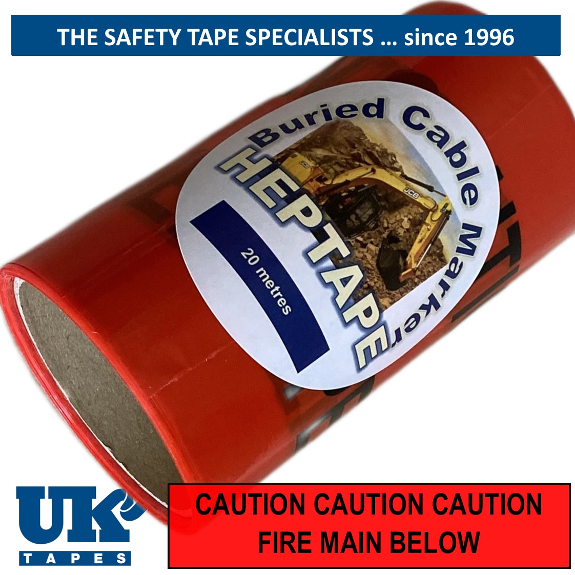 Handy 20M TRENCHTAPE&trade;: FIRE MAIN