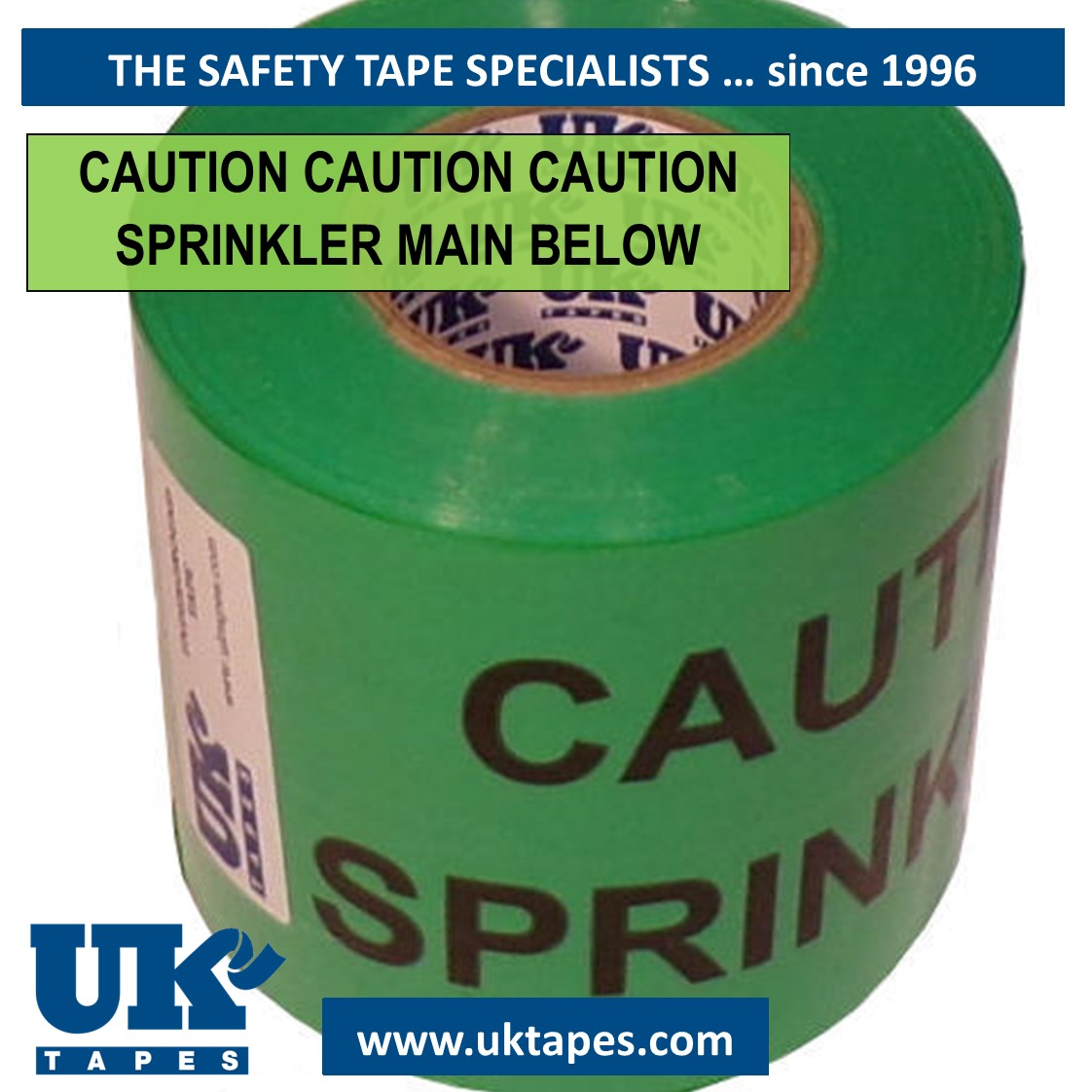 TRENCHTAPE&trade; warning tape: SPRINKLER PIPE