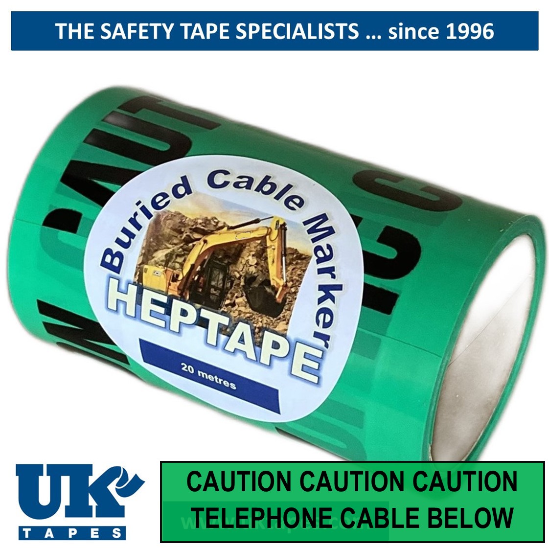 Handy 20M TRENCHTAPE&trade;: TELEPHONE CABLE