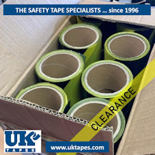 ECO barrier tape: 50M Black & yellow