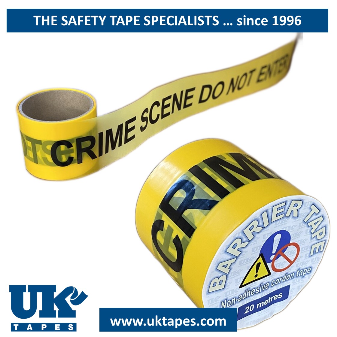 CRIME SCENE DO NOT ENTER barrier tape (20M)