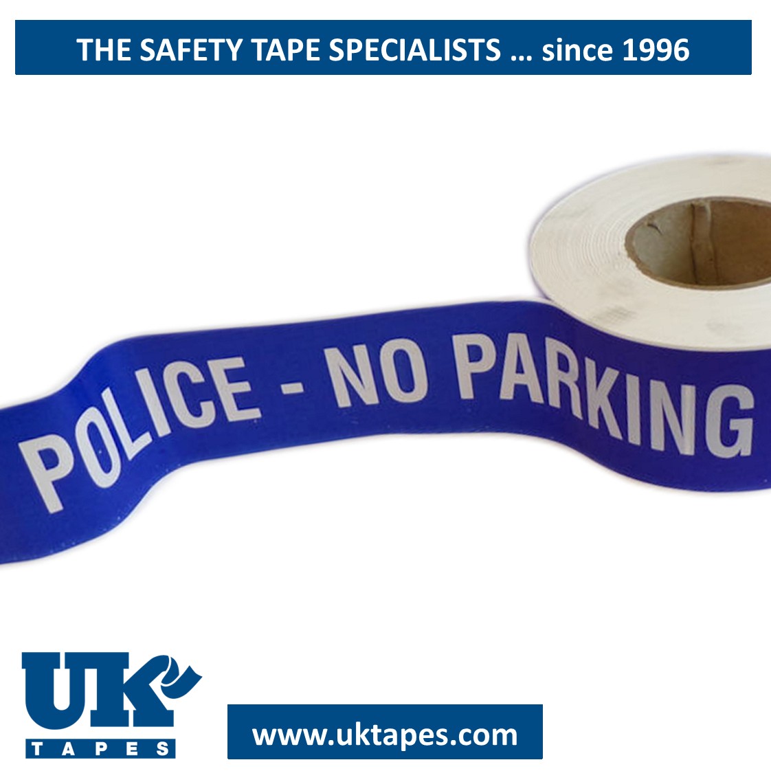 POLICE NO PARKING barrier tape