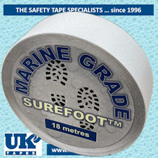 SUREFOOT Anti-slip tape: marine grade transparent