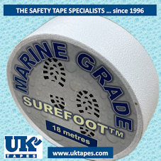 SUREFOOT Anti-slip tape: marine grade white