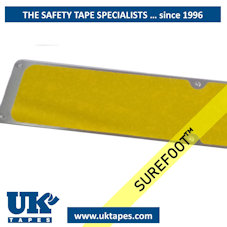 SUREFOOT Anti-slip metal plate cleats: yellow