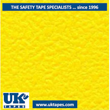 Barefoot non-slip tape: yellow