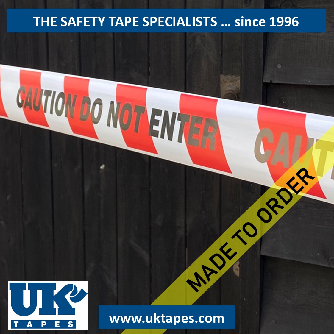 CAUTION DO NOT ENTER barrier tape (200M)