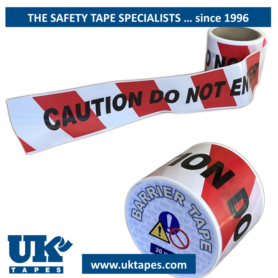 CAUTION DO NOT ENTER barrier tape (20M)