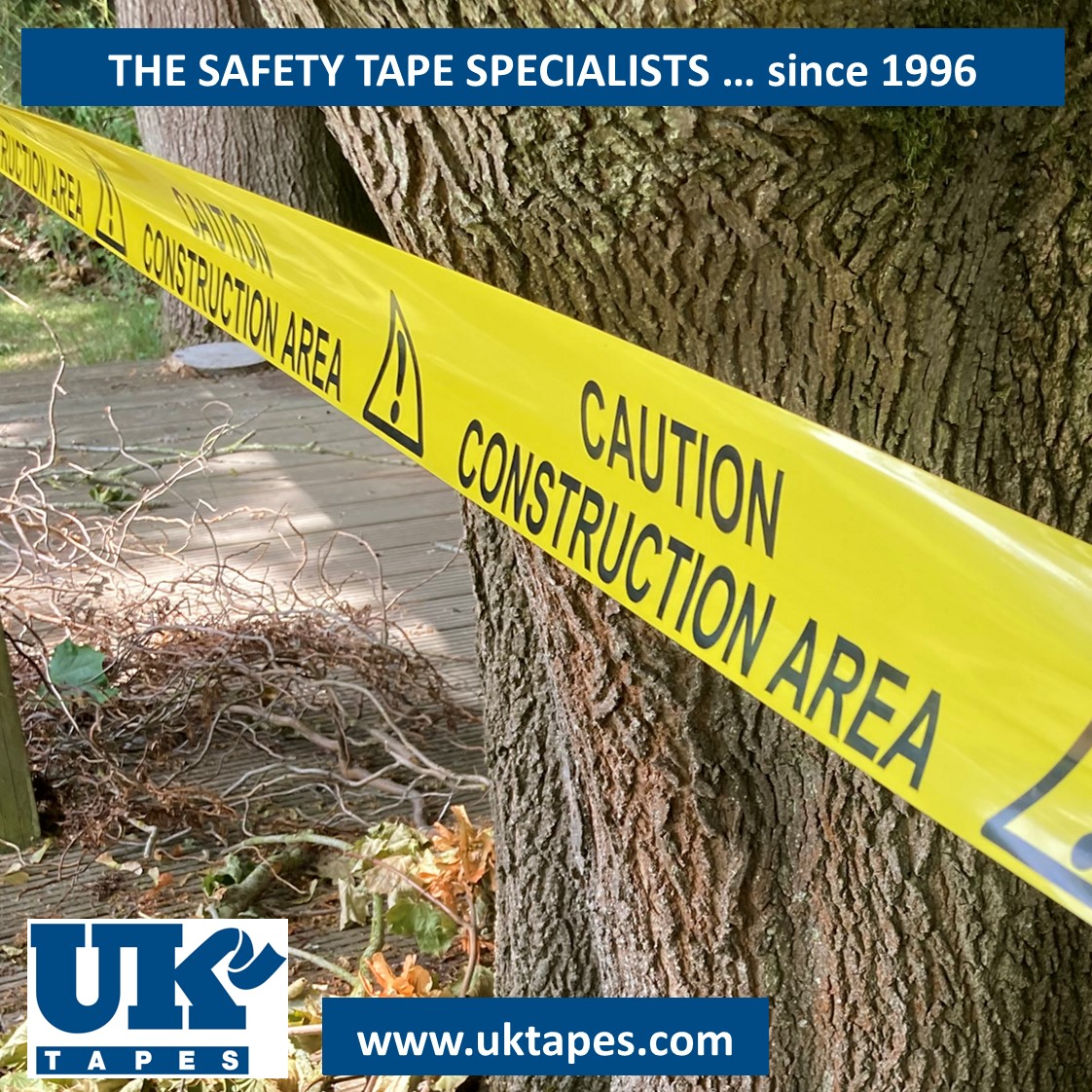 CAUTION CONSTRUCTION AREA barrier tape (200M)