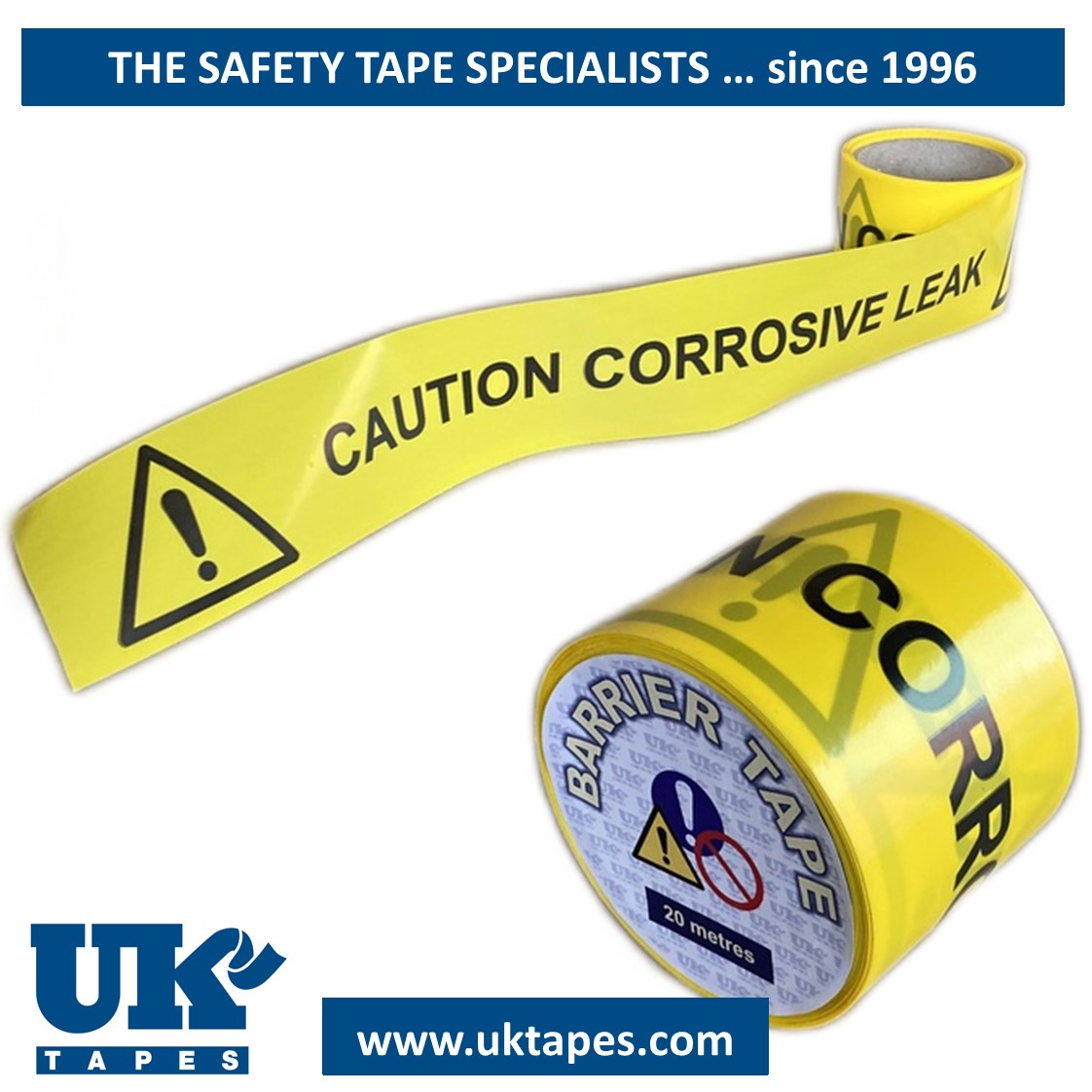 CORROSIVE LEAK barrier tape (20M)