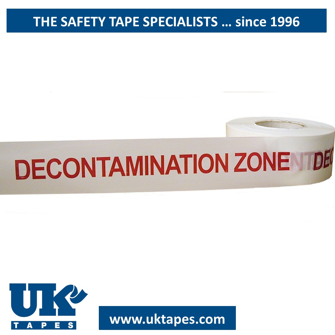 DECONTAMINATION ZONE cordon tape (200M)