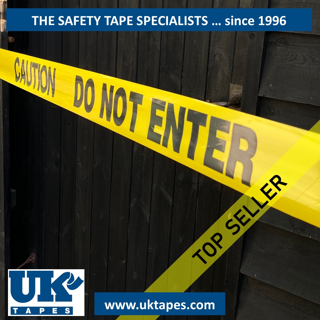 CAUTION DO NOT ENTER barrier tape (200M)