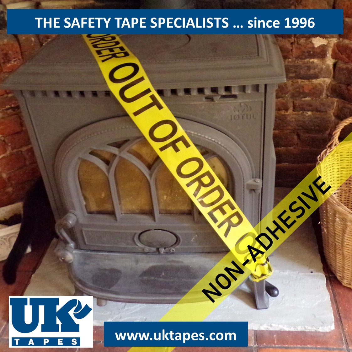 OUT OF ORDER barrier tape (200M)