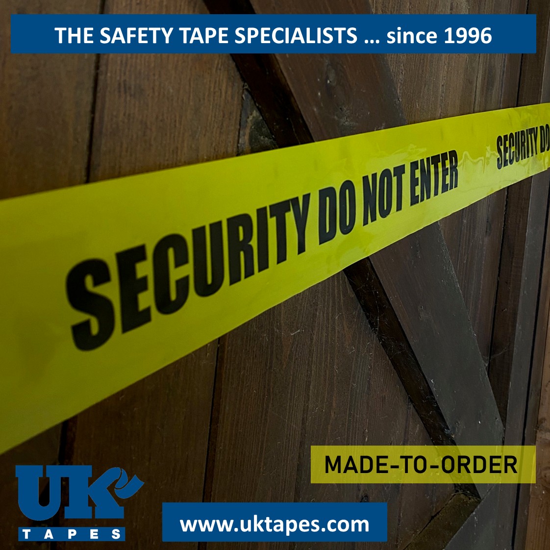 SECURITY DO NOT ENTER barrier tape (200M)