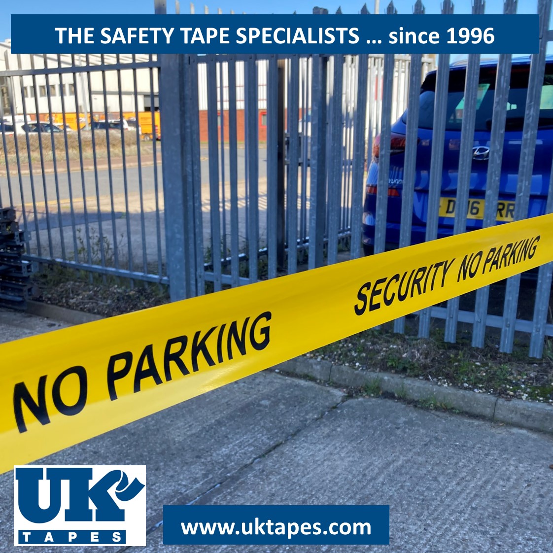 SECURITY NO PARKING barrier tape (200M)