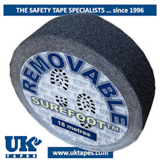 SUREFOOT Anti-slip Tape: removable (black)