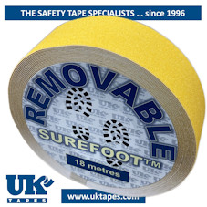 SUREFOOT Anti-slip Tape: removable (yellow)
