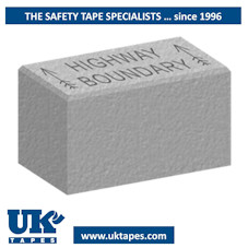 HIGHWAY BOUNDARY concrete marker blocks