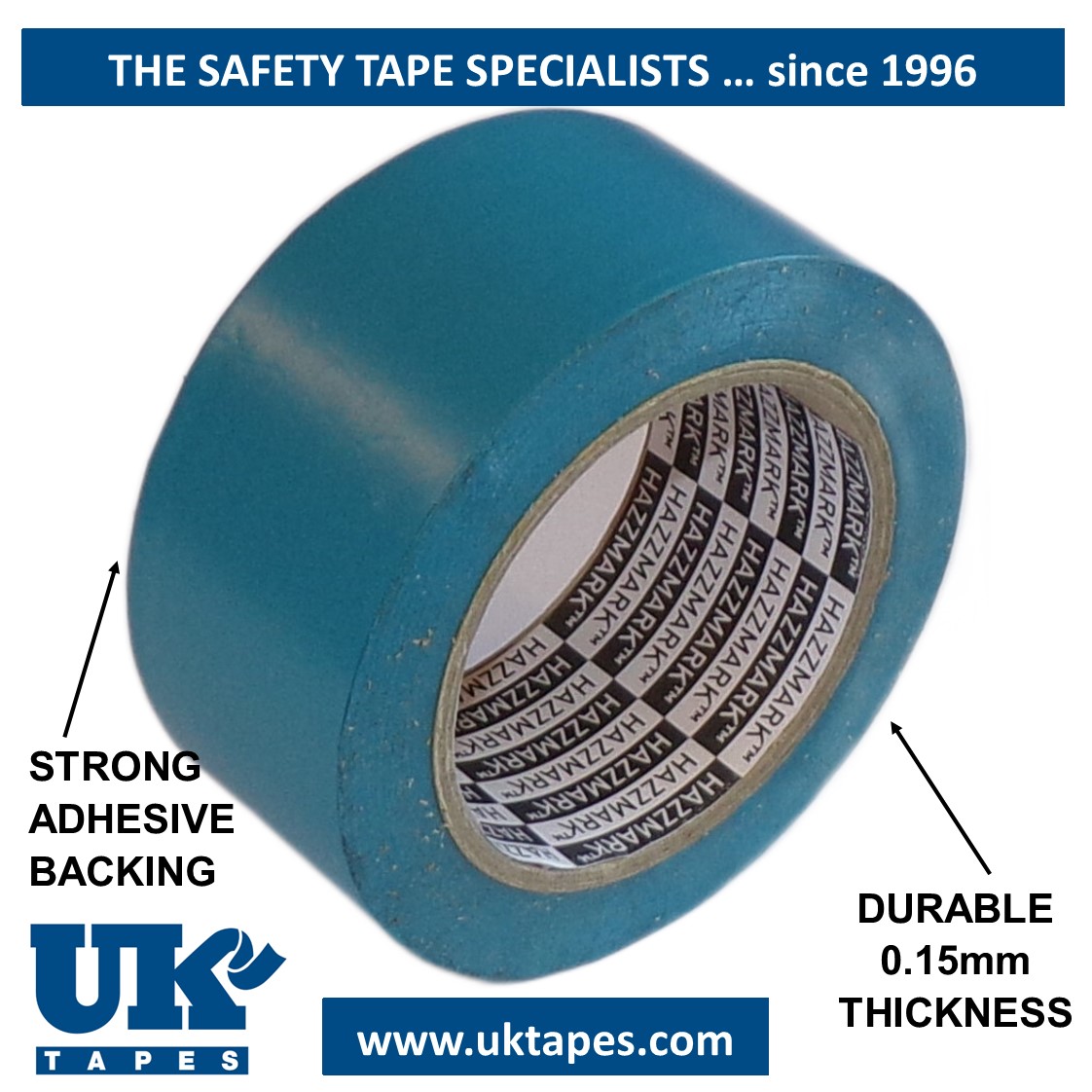 HAZZMARK&trade; marking tape: blue
