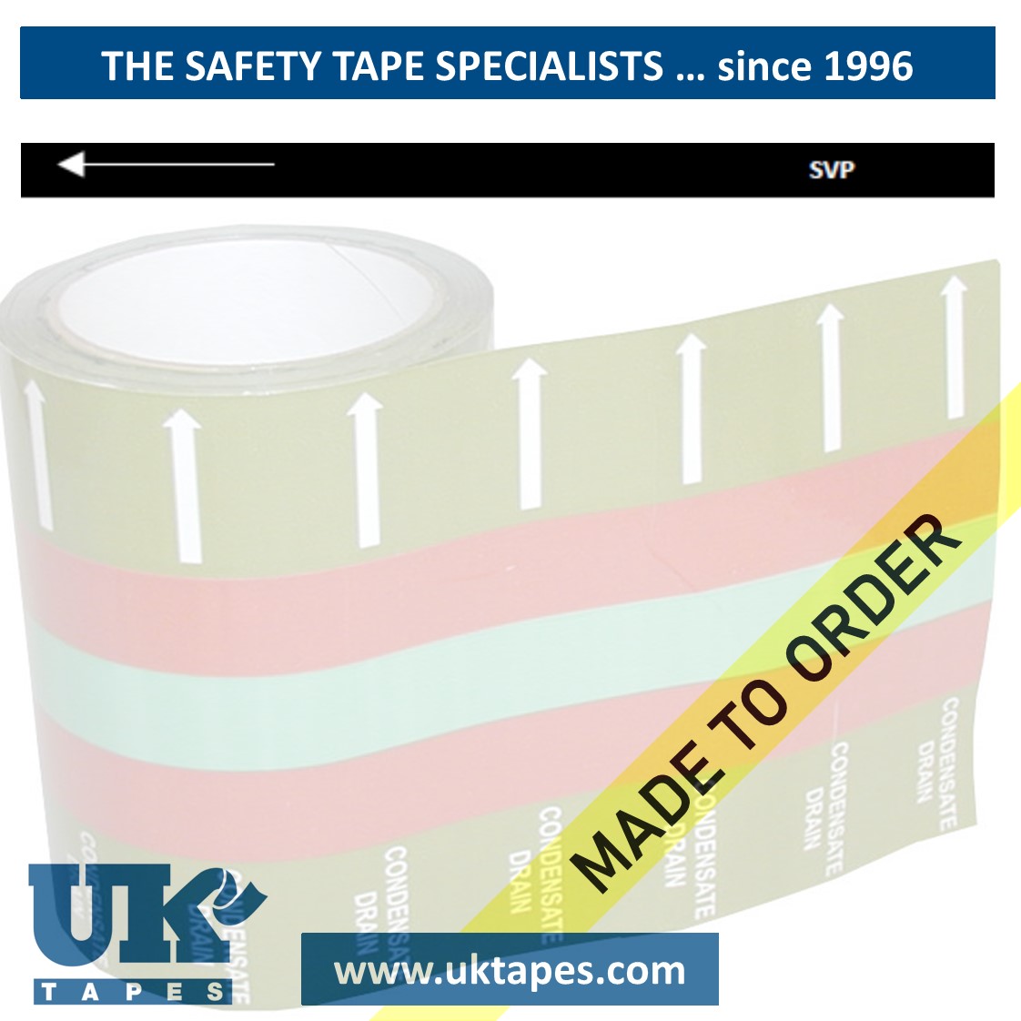 SVP self-adhesive pipe banding tape