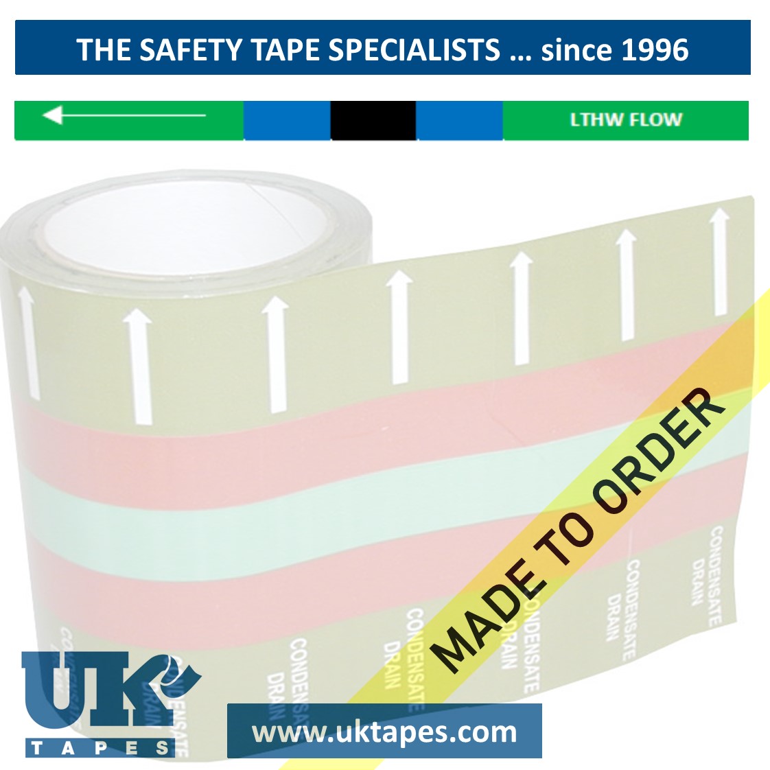 LTHW FLOW self-adhesive pipe banding tape