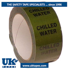 CHILLED WATER Pipe Marking Tape