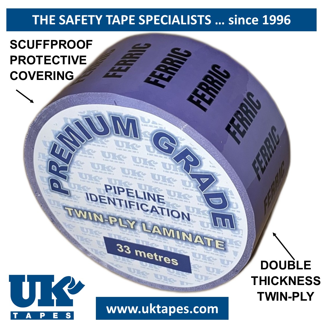 FERRIC SULPHATE Pipe Marking Tape