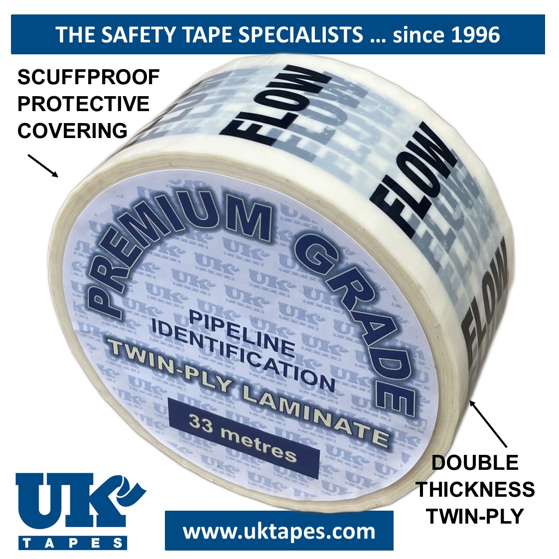 FLOW Pipe Marking Tape