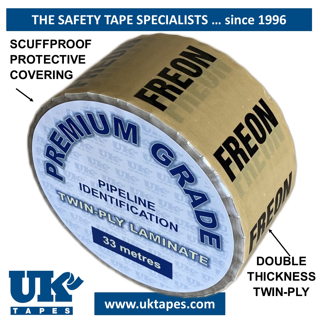 FREON Pipe Marking Tape