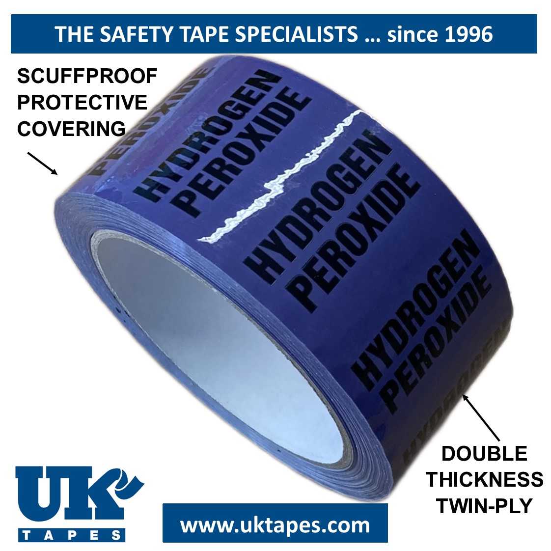 HYDROGEN PEROXIDE Pipe Marking Tape