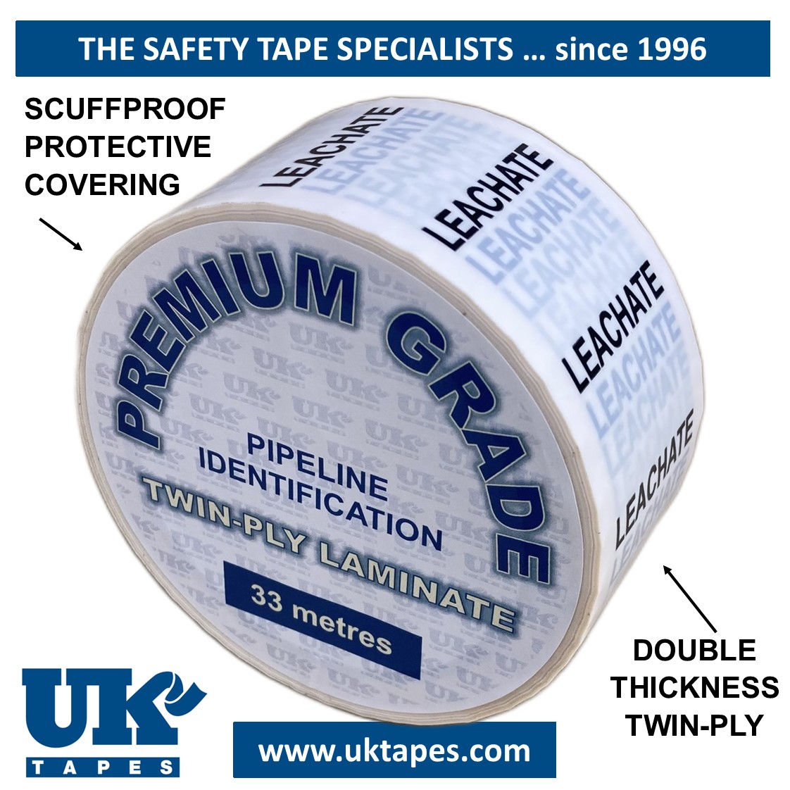 LEACHATE Pipe Marking Tape