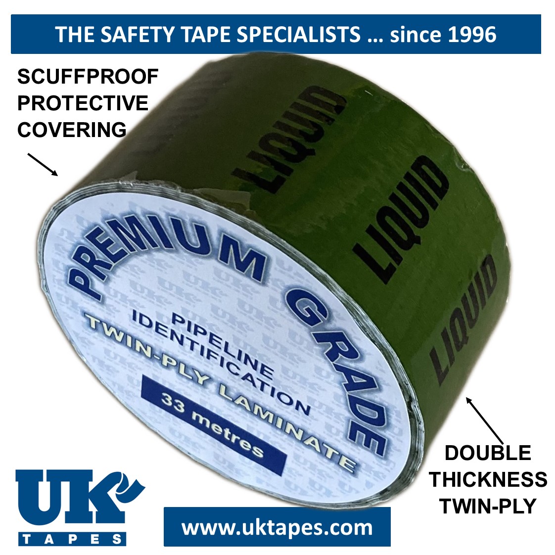 LIQUID Pipe Marking Tape