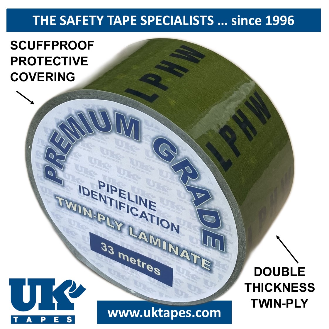 LPHW Pipe Marking Tape