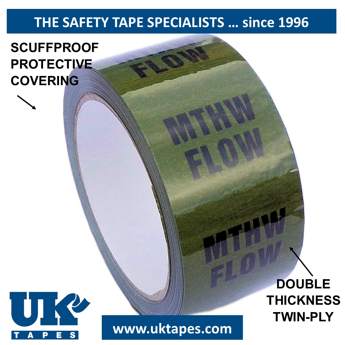 MTHW FLOW Pipe Marking Tape