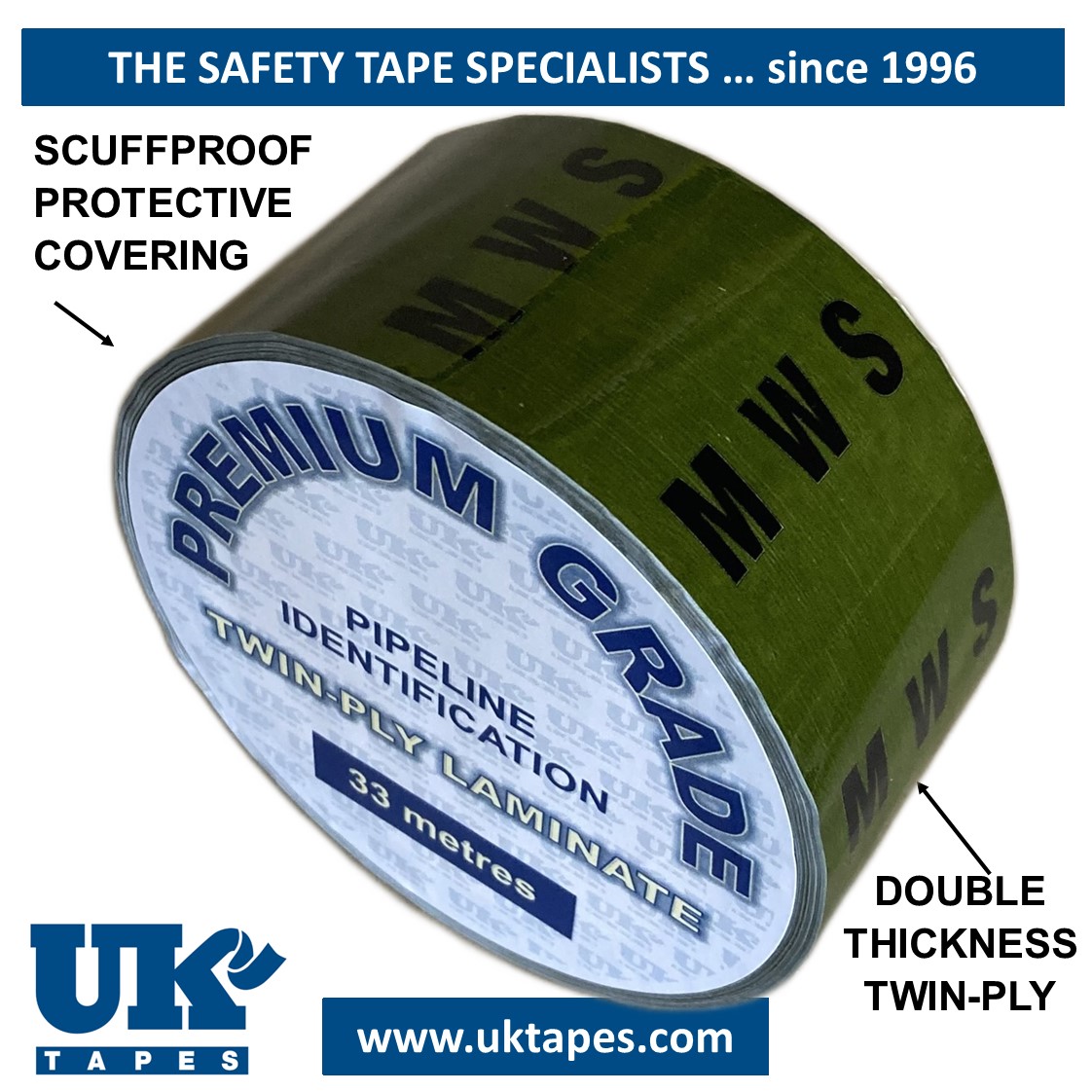 MWS Pipe Marking Tape