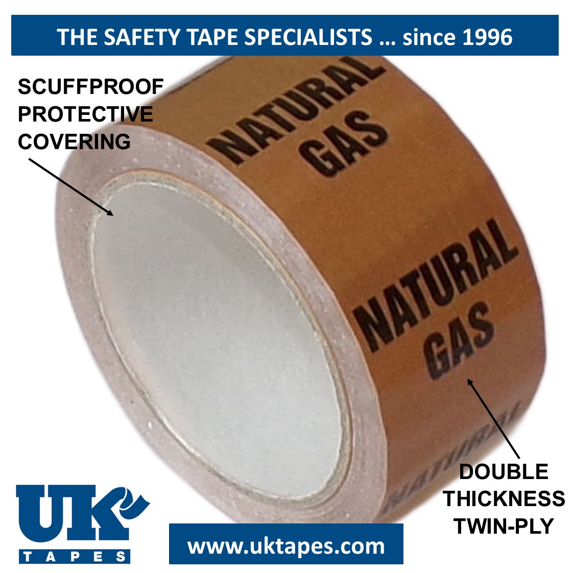 NATURAL GAS Pipe Marking Tape