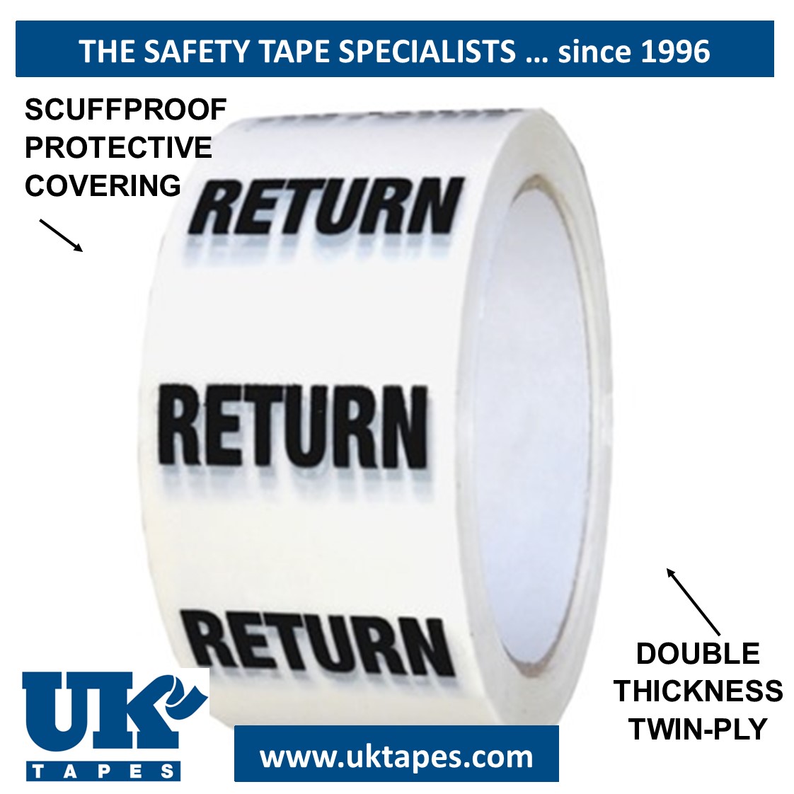 RETURN Pipe Marking Tape