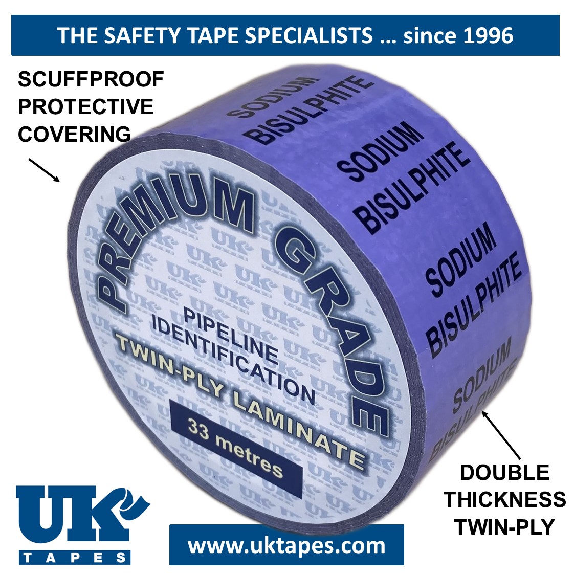 SODIUM BISULPHITE Pipe Marking Tape