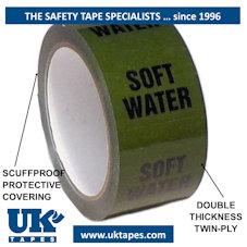 SOFT WATER Pipe Marking Tape