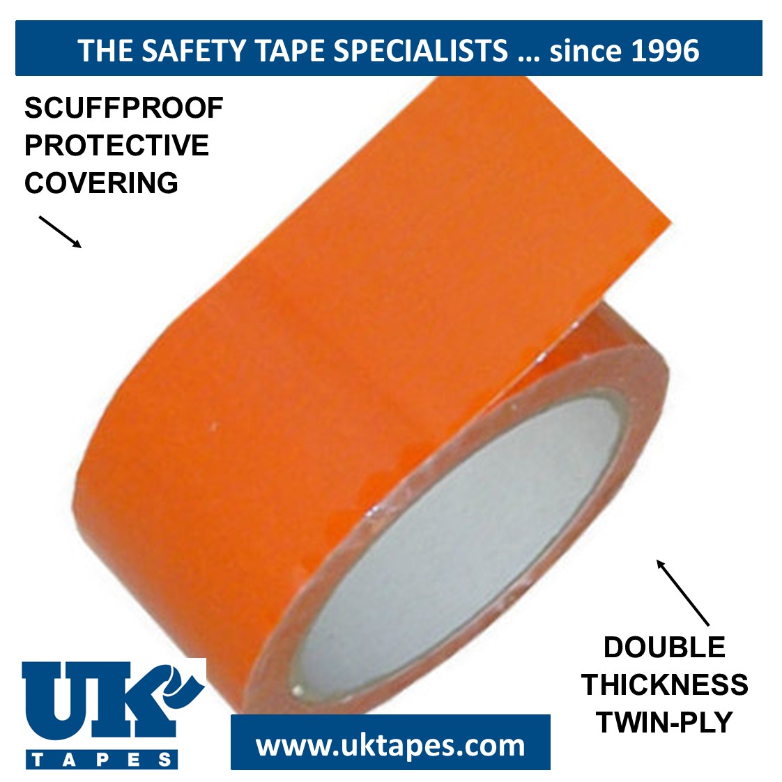 TANGERINE 06-E-55 Pipe Marking Tape