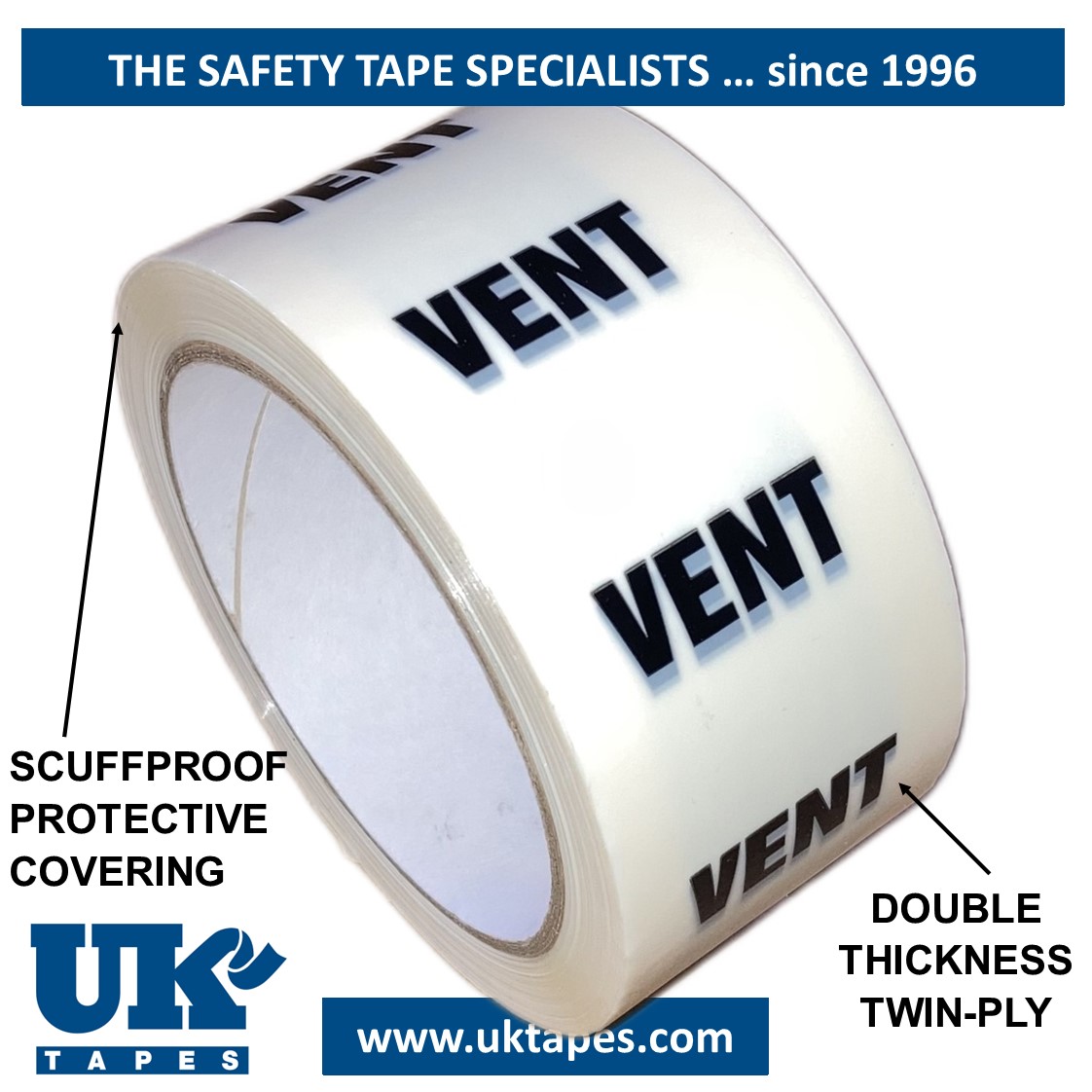 VENT Pipe Marking Tape