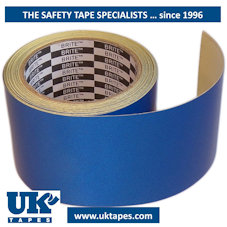 Blue reflective tape (75mm x 10M)