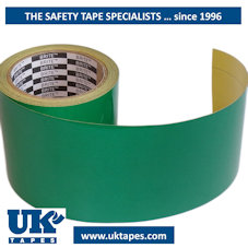 Green reflective tape (100mm x 10M)