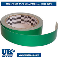 Green reflective tape (25mm x 10M)