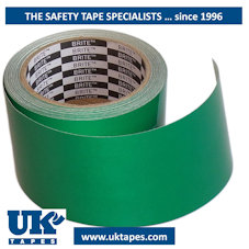 Green reflective tape (75mm x 10M)
