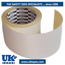 Silvery white reflective tape (75mm x 10M)